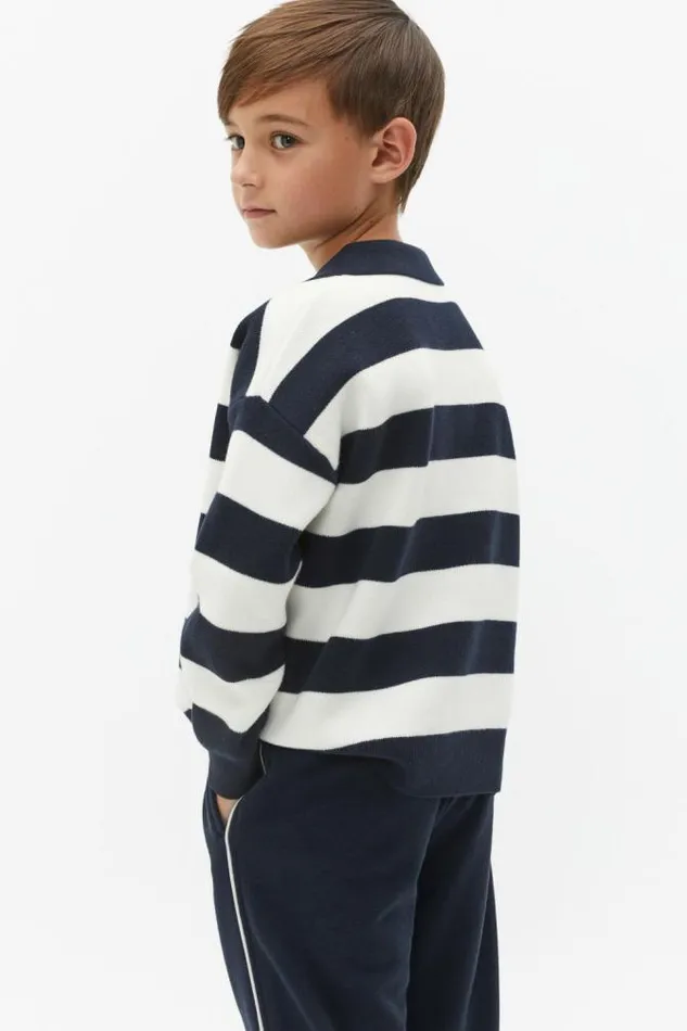 Child TShirts and Tops Seed Heritage Essential Knit Sweater Midnight Blue
