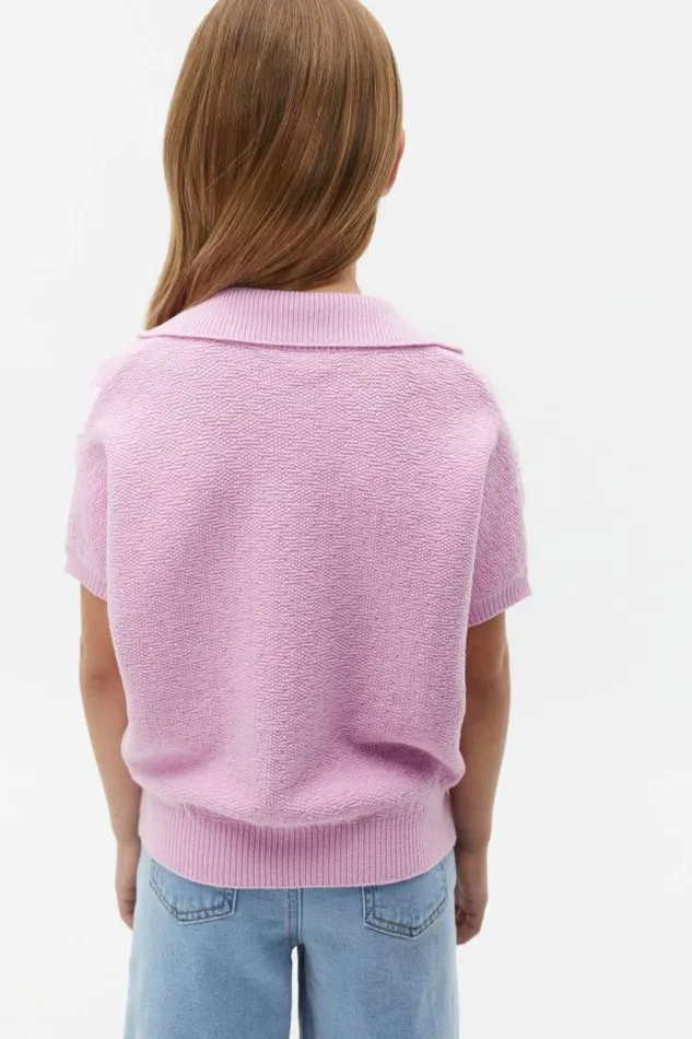 Child TShirts and Tops Seed Heritage Sporty Knit Tee Fairy Floss