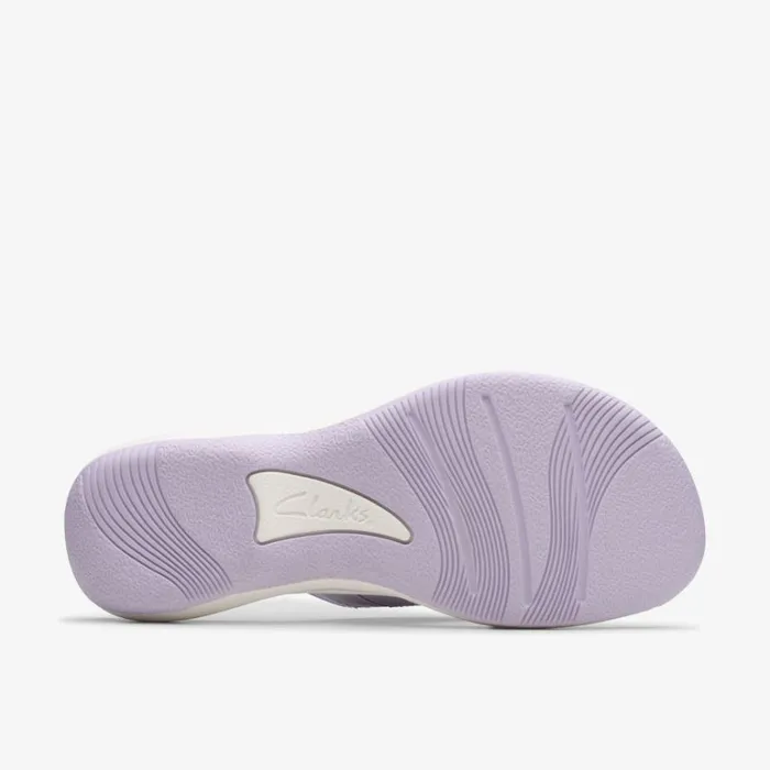 Clarks Brinkley Reyna Lavender Flip Flop Lavender Women Sliders And Flip Flops