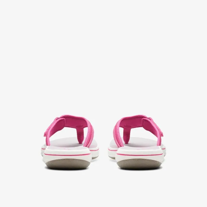 Clarks Brinkley Sea Fuchsia Flip Flop Fuchsia Women Sliders And Flip Flops