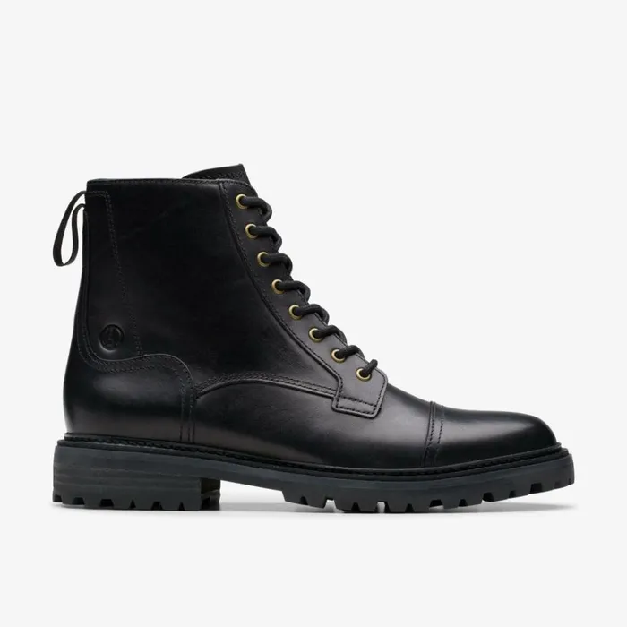 Clarks Clarkridge Hi Black Leather Ankle Boots Black Leather Men High Grip Shoes And Boots Clarks Clarkridge Hi Black Leather Ankle Boots Black Leather Men High Grip Shoes And Boots