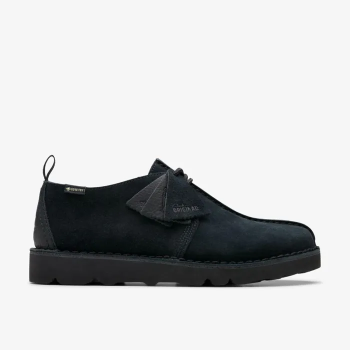 Clarks Desert Trek GORETEX Black Suede Desert Boots Black Suede Men Waterproof Shoes And Boots Clarks Desert Trek GORETEX Black Suede Desert Boots Black Suede Men Waterproof Shoes And Boots