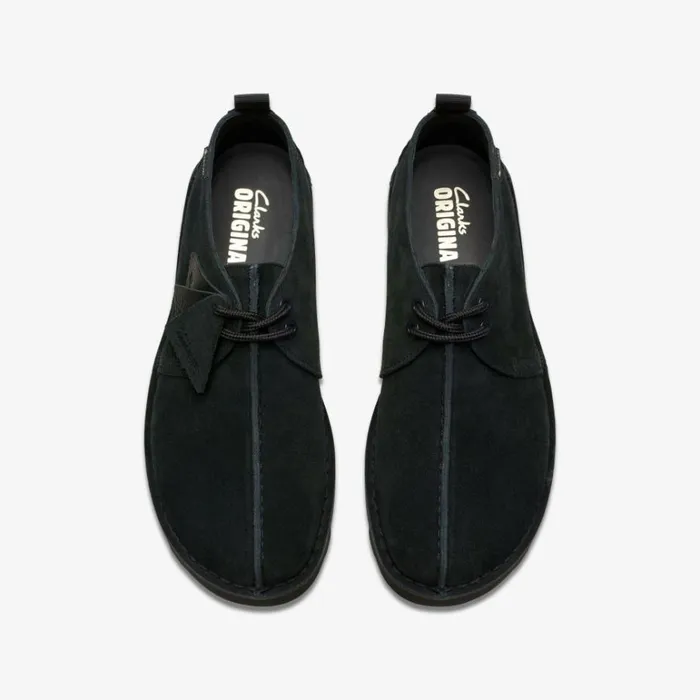 Clarks Desert Trek GORETEX Black Suede Desert Boots Black Suede Men Waterproof Shoes And Boots