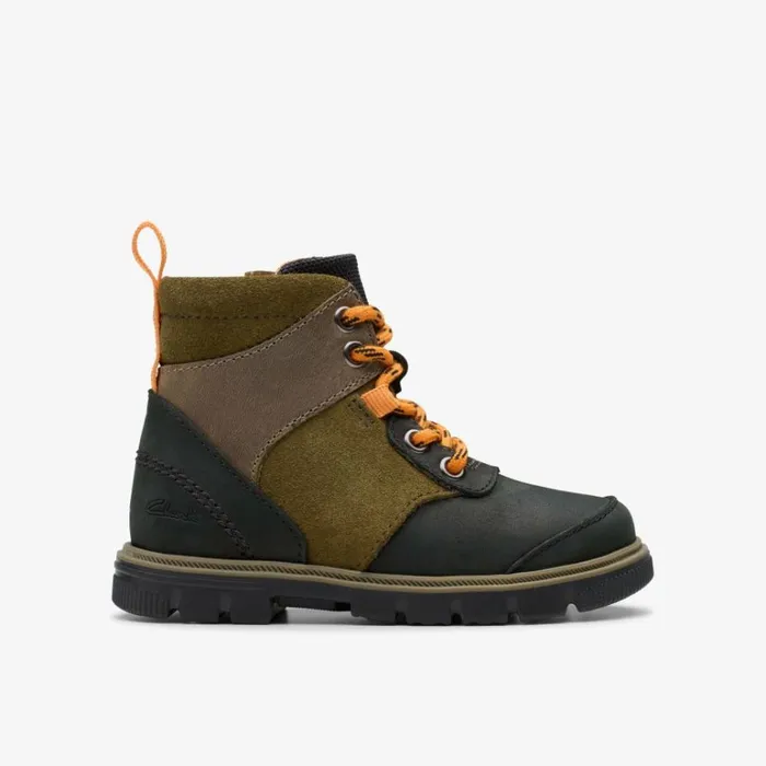 Clarks Kids Unisex Lorcam Hike Toddler Khaki Combination Ankle Boots Khaki Combination Kids Toddler Shoes Clarks Kids Unisex Lorcam Hike Toddler Khaki Combination Ankle Boots Khaki Combination Kids Toddler Shoes