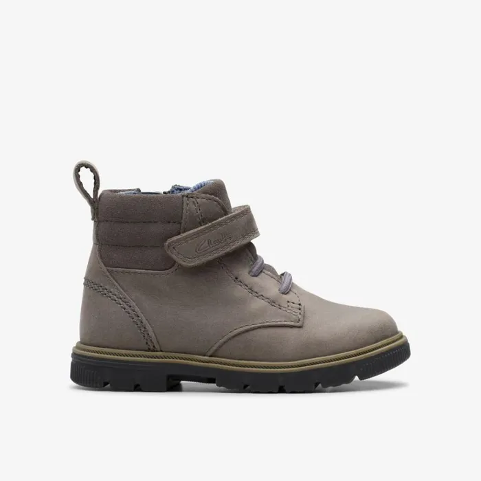 Clarks Kids Unisex Lorcam Trail Toddler Dark Grey Ankle Boots Dark Grey Kids Toddler Shoes Clarks Kids Unisex Lorcam Trail Toddler Dark Grey Ankle Boots Dark Grey Kids Toddler Shoes