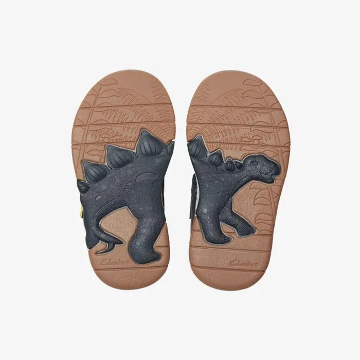 Clarks Kids Unisex Spiney Step Toddler Navy Sandals Navy Kids Sandals