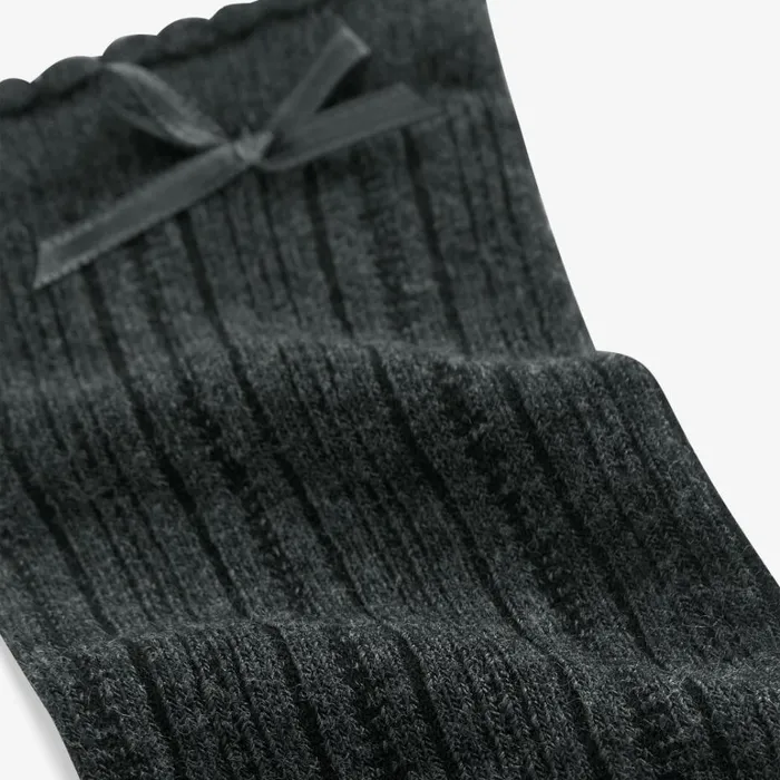 Clarks Knee High Socks 2 Pack Junior Size 710 Grey Socks Grey Kids Socks and Tights