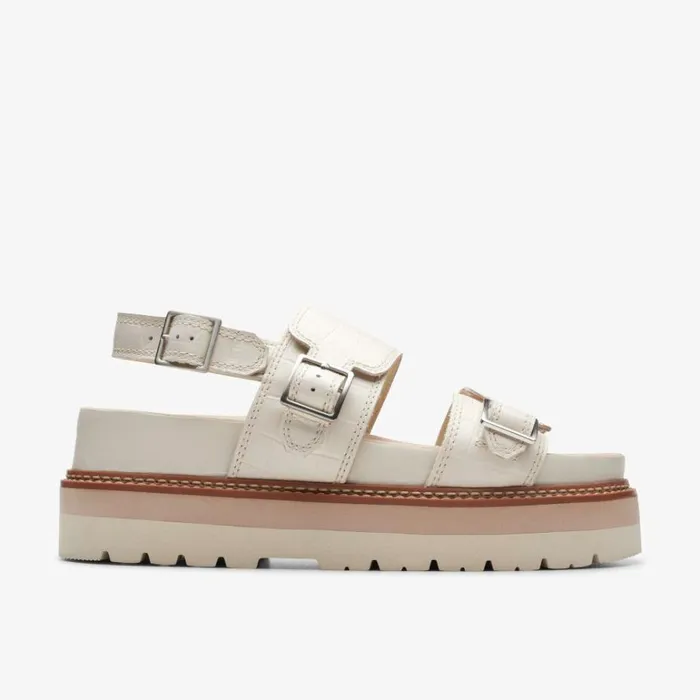 Clarks Orianna Glide Cream Interest Sandals Cream Interest Women Flat Sandals Clarks Orianna Glide Cream Interest Sandals Cream Interest Women Flat Sandals
