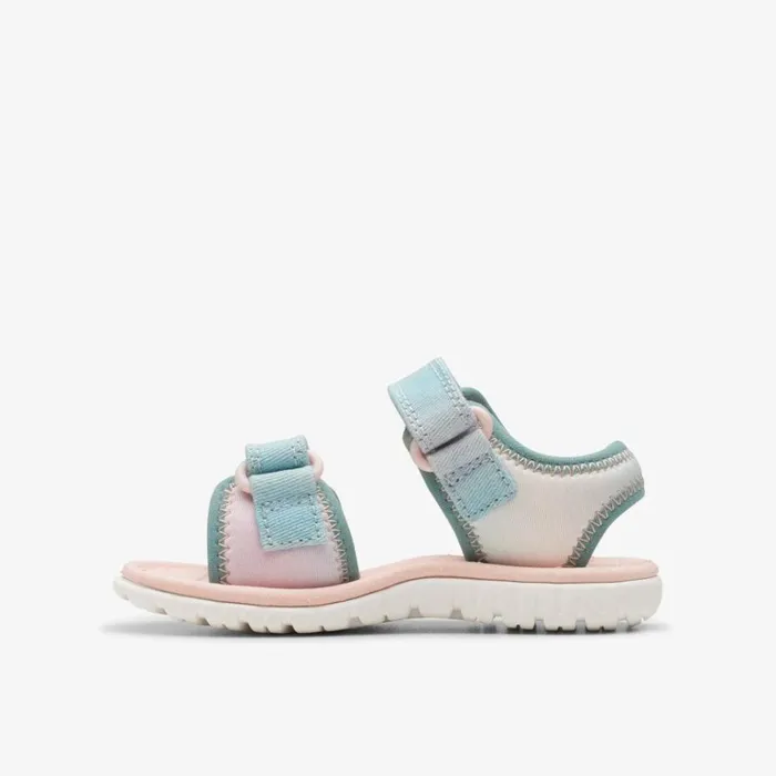 Clarks Surfing Tide Toddler Pastel Sandals Pastel Kids Sandals