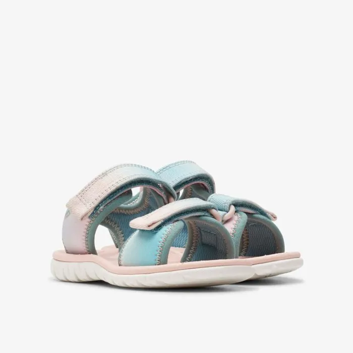 Clarks Surfing Tide Toddler Pastel Sandals Pastel Kids Sandals