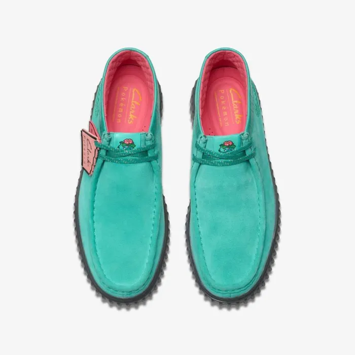 Clarks Torhill Explore Turquoise Suede Ankle Boots Turquoise Suede Women Lace Up Boots