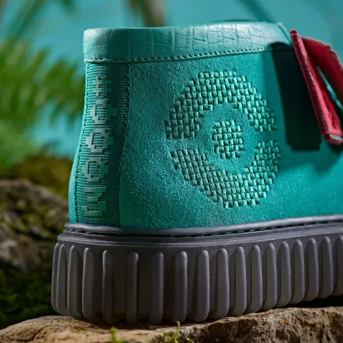 Clarks Torhill Explore Turquoise Suede Ankle Boots Turquoise Suede Women Lace Up Boots