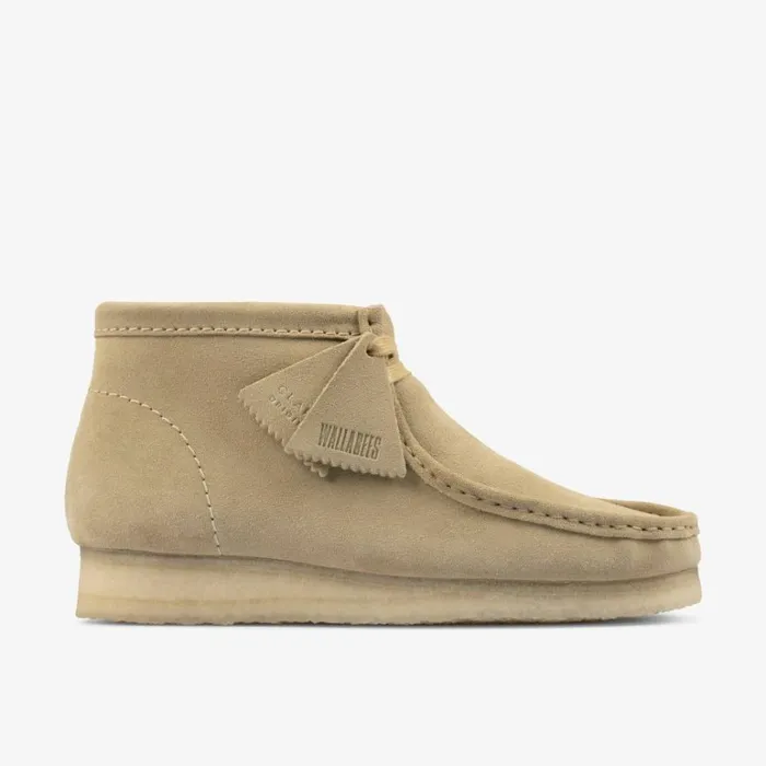 Clarks Wallabee Boot Maple Suede Boots Maple Suede Men Wallabees