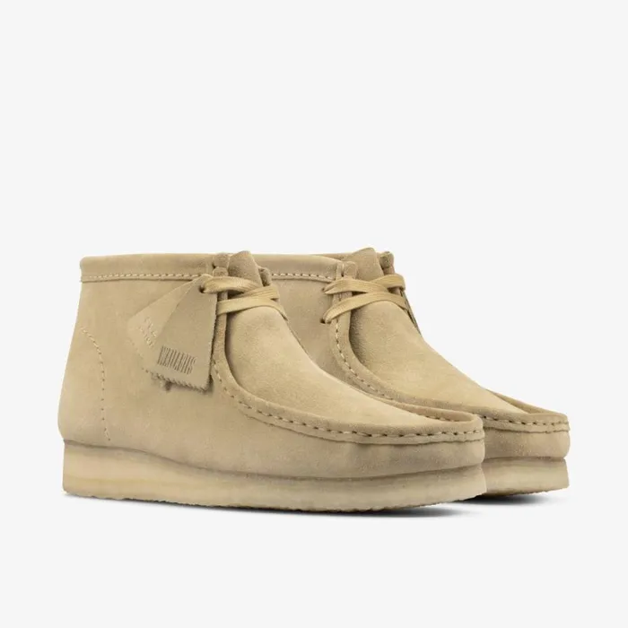 Clarks Wallabee Boot Maple Suede Boots Maple Suede Men Wallabees