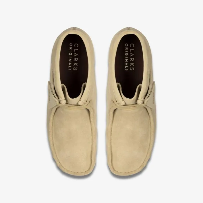 Clarks Wallabee Boot Maple Suede Boots Maple Suede Men Wallabees