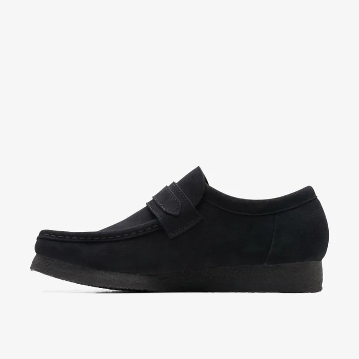 Clarks Wallabee Loafer Black Suede Shoes Black Suede Men Wallabees