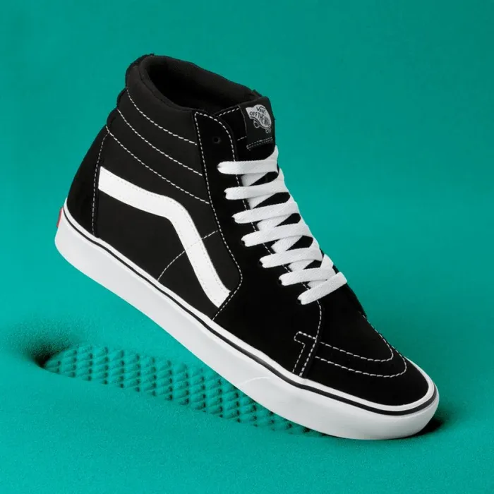 Classics Shoes ComfyCush Sk8Hi BlackTrue White 8211 Vans Men