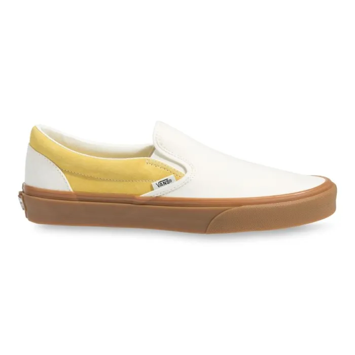 Classics Shoes Gum Classic SlipOn MarshmallowCream Gold 8211 Vans MenWomen Classics Shoes Gum Classic SlipOn MarshmallowCream Gold 8211 Vans MenWomen