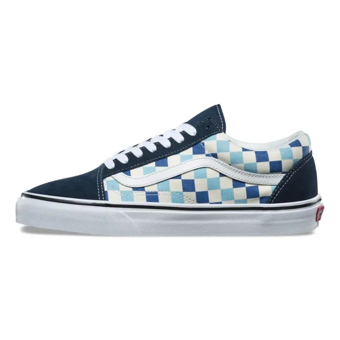 Classics Shoes MenWomen Vans Checkerboard Old Skool Blue TopazBlue Classics Shoes MenWomen Vans Checkerboard Old Skool Blue TopazBlue