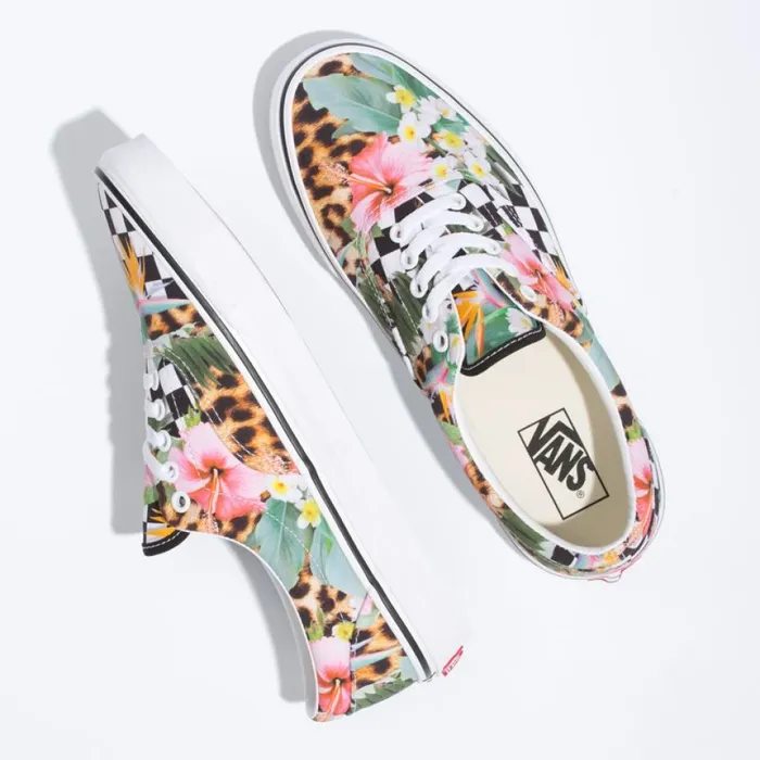 Classics Shoes MenWomen Vans Tropical Animal Check Era True WhiteMulti Classics Shoes MenWomen Vans Tropical Animal Check Era True WhiteMulti