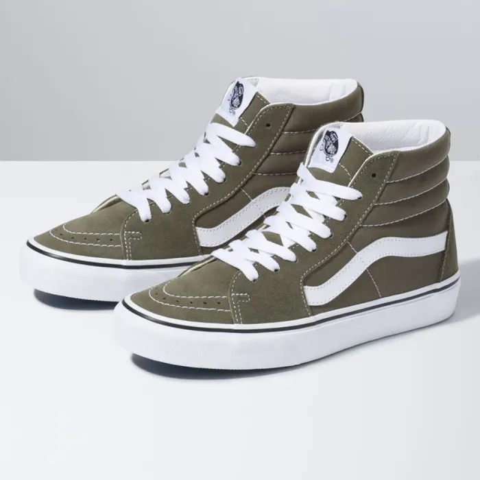 Classics Shoes Sk8Hi Grape LeafTrue White Vans MenWomen