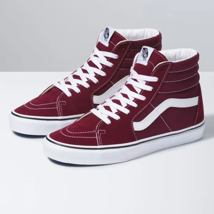 Classics Shoes Sk8Hi Port RoyaleTrue White Vans MenWomen