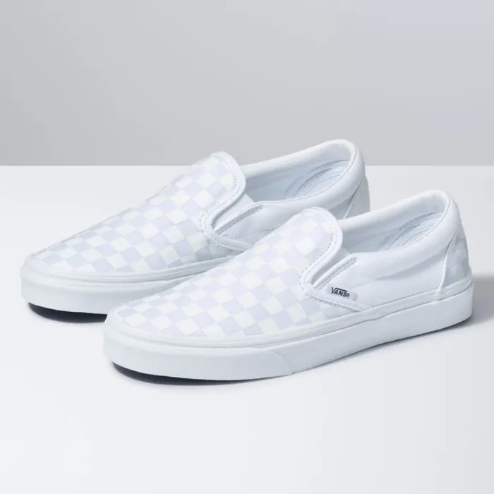 Classics Shoes Vans Men Checkerboard SlipOn True WhiteTrue White