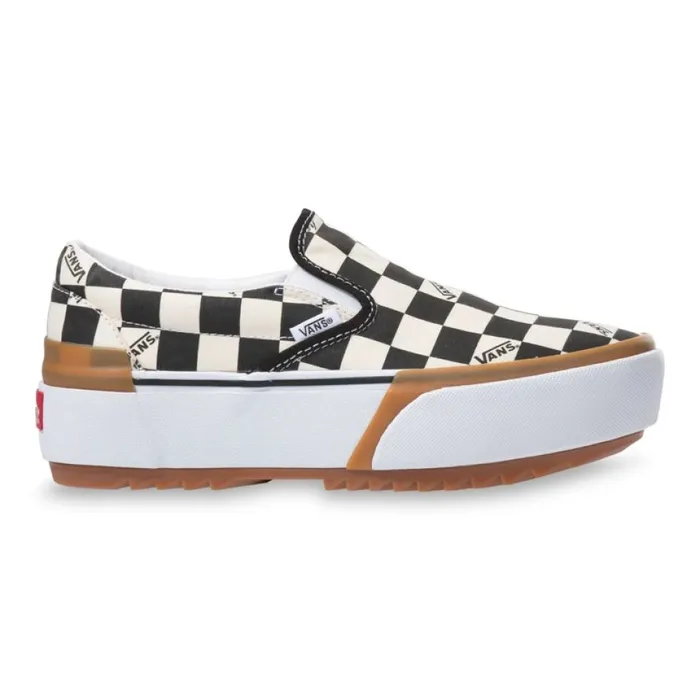 Classics Shoes Vans Women Checkerboard SlipOn Stacked MultiTrue White Classics Shoes Vans Women Checkerboard SlipOn Stacked MultiTrue White