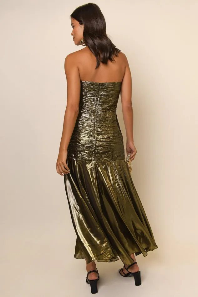 Claudette Gold Women RIXO Dresses Claudette Gold Women RIXO Dresses