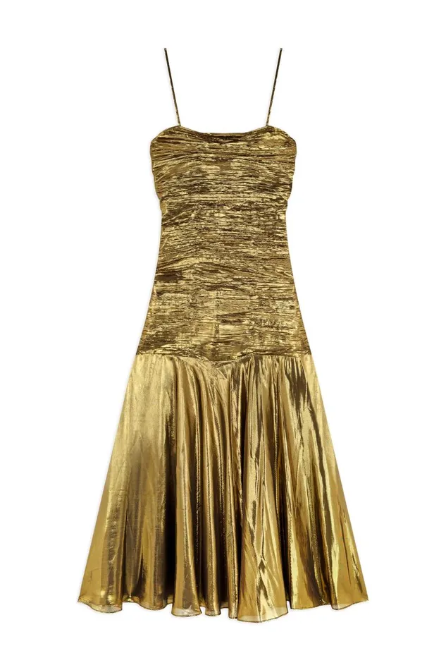 Claudette Gold Women RIXO Dresses Claudette Gold Women RIXO Dresses