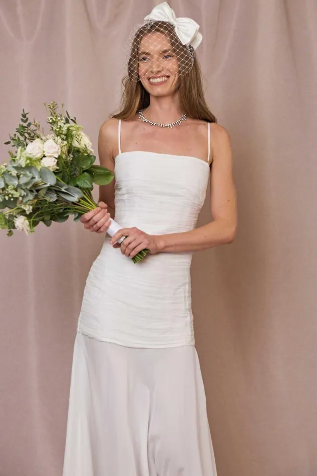 Claudette Ivory Women RIXO Bridal