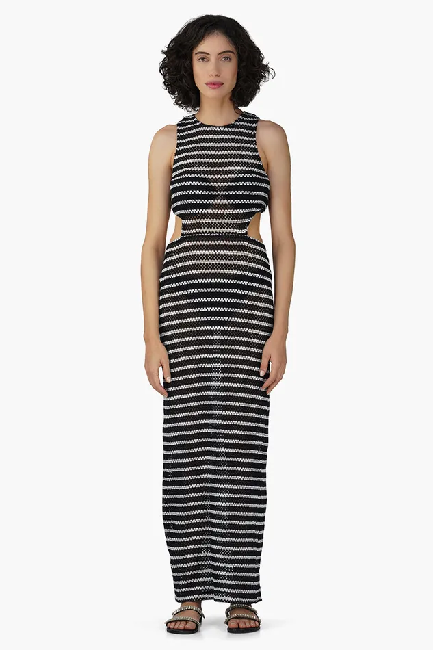 Cleo Stripe Bodycone Dress