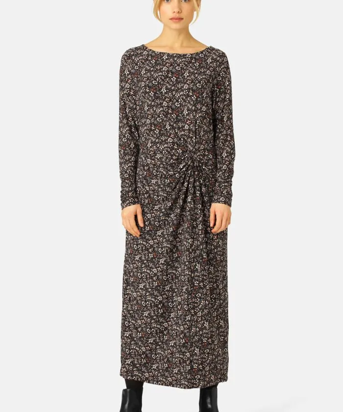 Clothing Ilse Jacobsen Dresses Long Dress 8211 Black