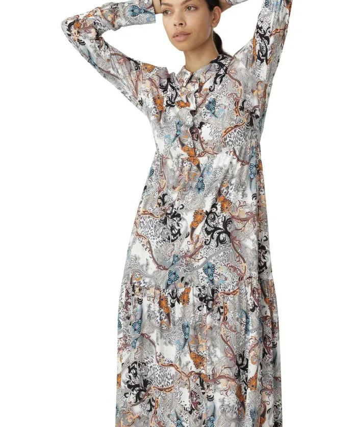 Clothing Ilse Jacobsen Dresses Short Midi Dress 8211 White Clothing Ilse Jacobsen Dresses Short Midi Dress 8211 White
