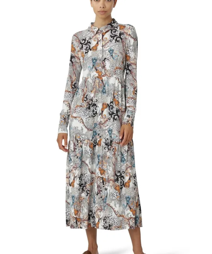 Clothing Ilse Jacobsen Dresses Short Midi Dress 8211 White Clothing Ilse Jacobsen Dresses Short Midi Dress 8211 White