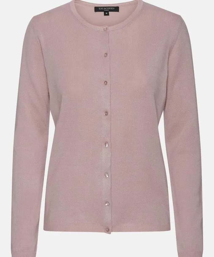 Clothing Ilse Jacobsen Knitwear Cardigan 8211 Lavender Mist
