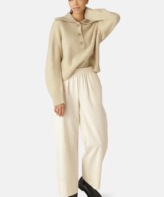 Clothing Ilse Jacobsen Pants Trousers 8211 Bleached Sand