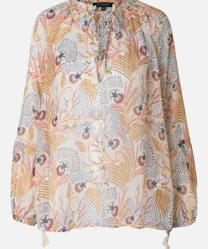 Clothing Ilse Jacobsen Shirts And Blouses Blouse 8211 White Sugar