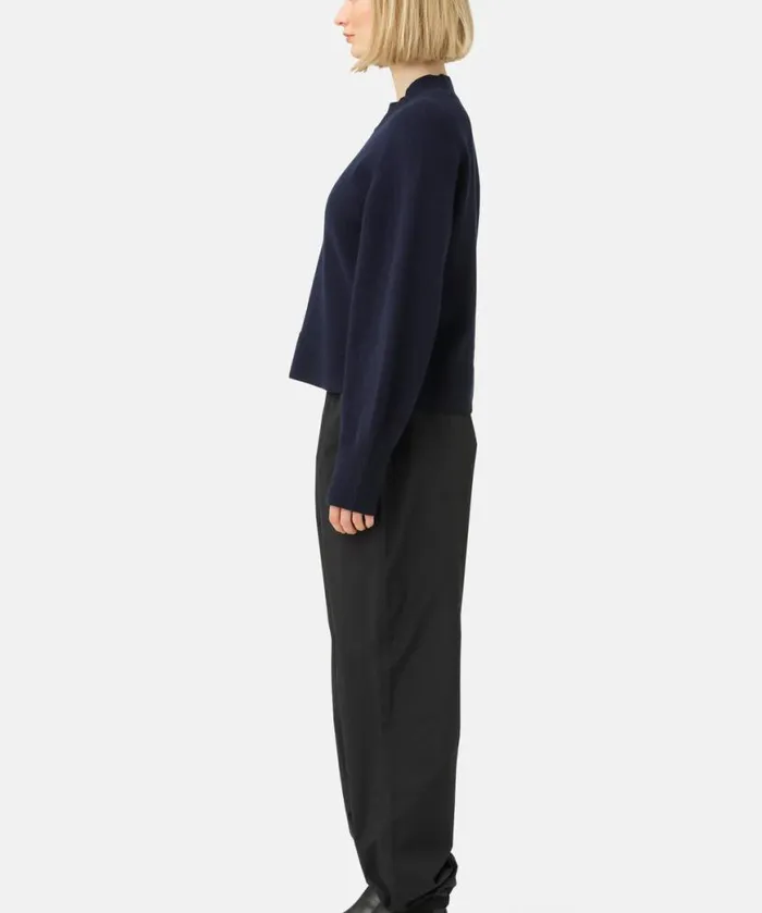 Clothing Ilse Jacobsen Shirts And Blouses Knit Blouse 8211 Dark Indigo Clothing Ilse Jacobsen Shirts And Blouses Knit Blouse 8211 Dark Indigo