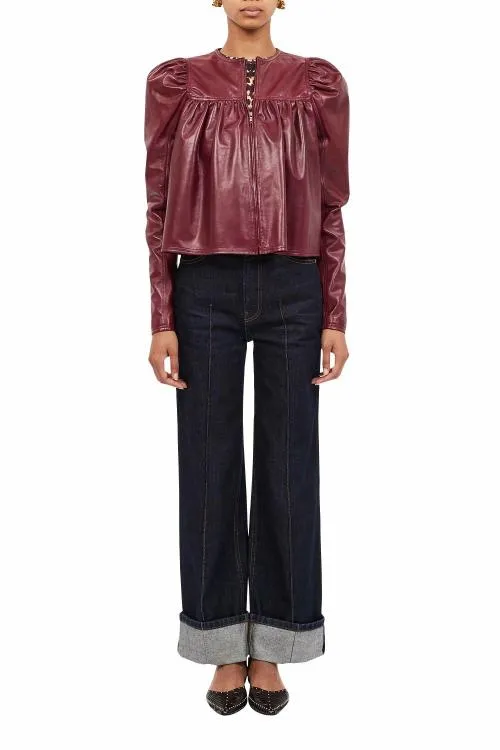 Coats And Jackets Women Ulla Johnson Anouk Jacket Garnet
