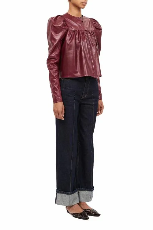 Coats And Jackets Women Ulla Johnson Anouk Jacket Garnet Coats And Jackets Women Ulla Johnson Anouk Jacket Garnet