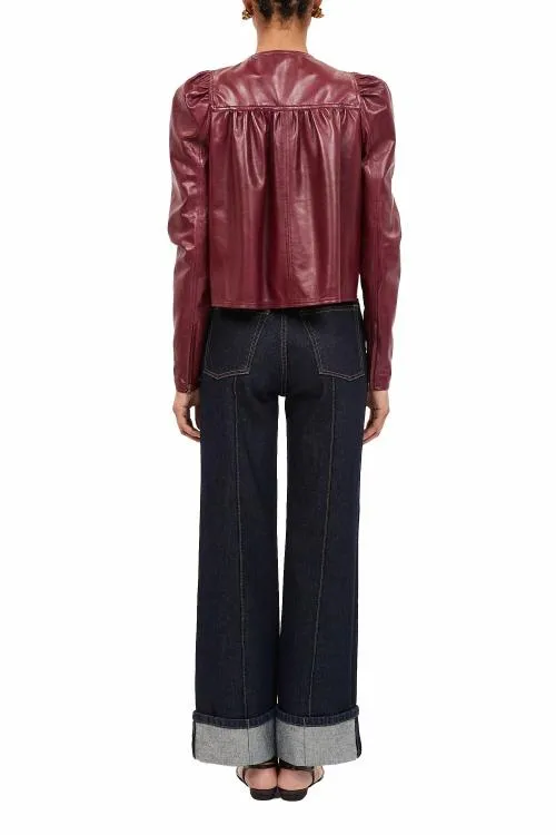 Coats And Jackets Women Ulla Johnson Anouk Jacket Garnet Coats And Jackets Women Ulla Johnson Anouk Jacket Garnet