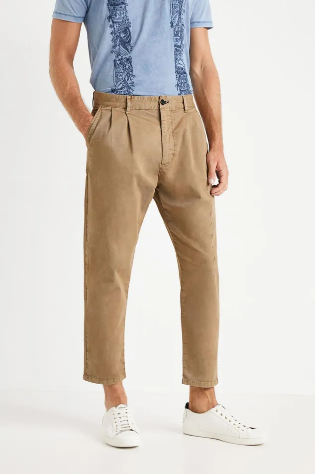 Comfy Chino Trousers Mens Desigual Jeans and Pants