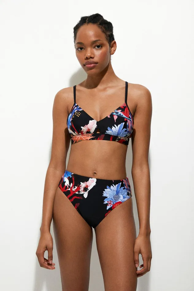 Coral Bikini Bottoms Women Desigual Swimwear