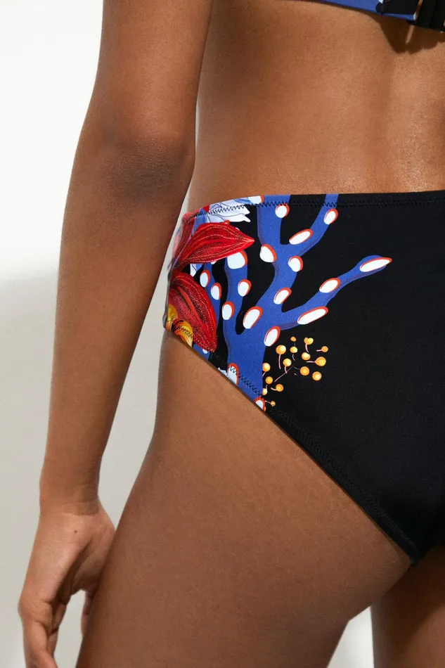 Coral Bikini Bottoms Women Desigual Swimwear