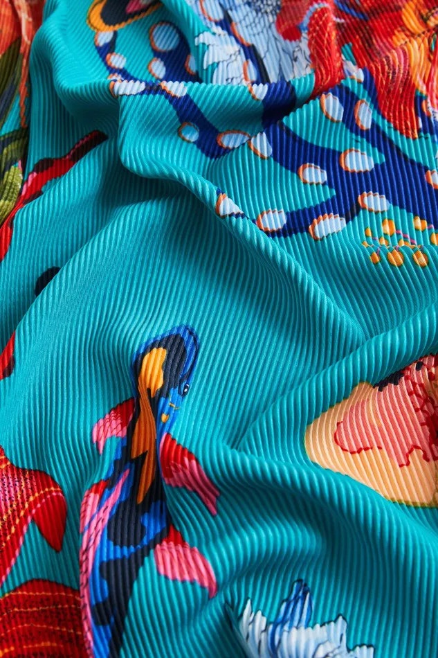 Coral Foulard Women Desigual Scarves