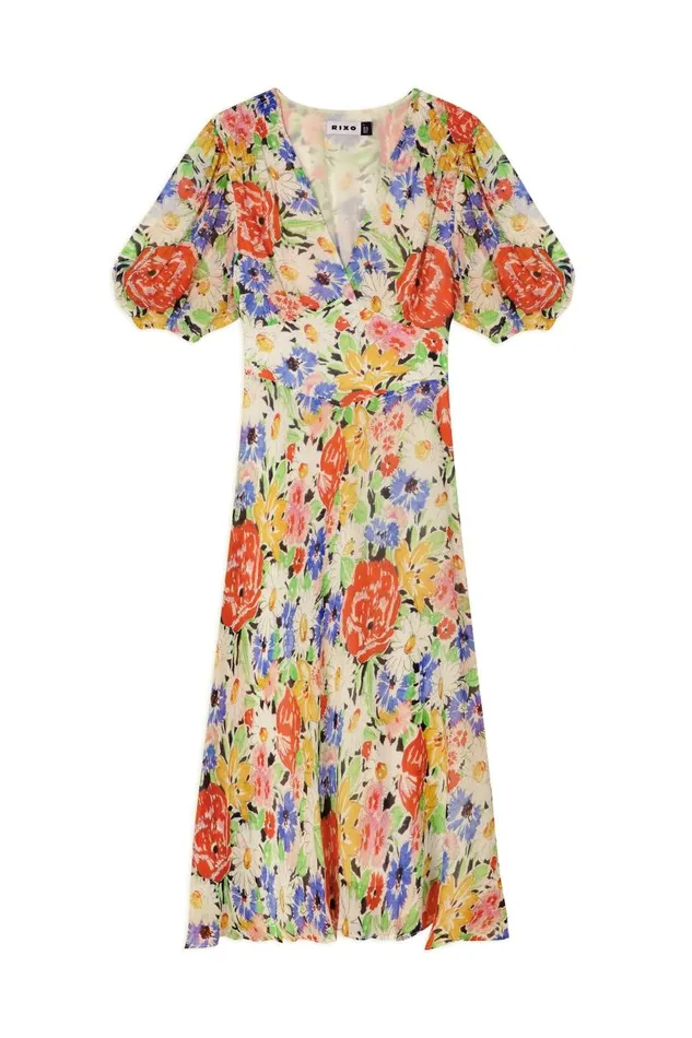 Corrine Multi Spring Meadow Women RIXO Dresses Corrine Multi Spring Meadow Women RIXO Dresses