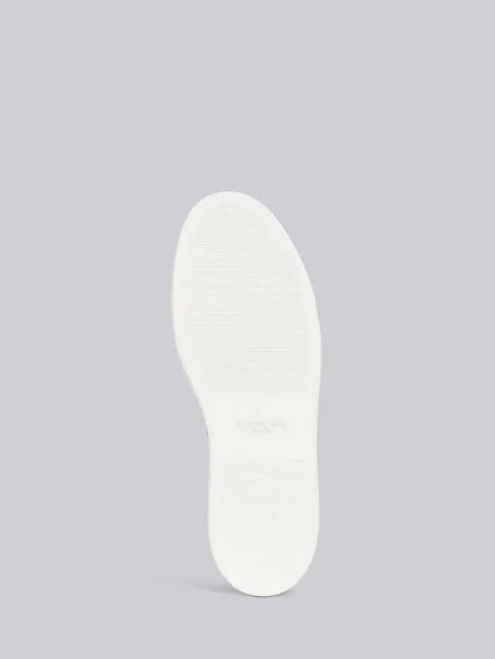 Cotton Canvas Tennis Shoe Navy Men Thom Browne Sneakers
