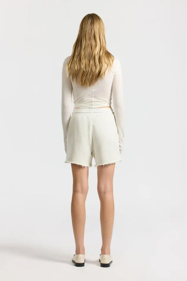 COTTON CITIZEN Boston Short Vintage Bone Women Shorts COTTON CITIZEN Boston Short Vintage Bone Women Shorts