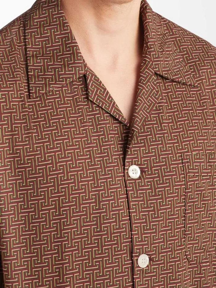 Cotton Pajamas Men Derek Rose Short Pajamas Ledbury 72 Cotton Batiste Burgundy